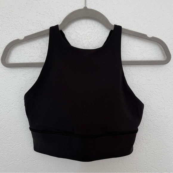 lululemon Energy High-Neck Longline Bra-Black - Picture 5 of 7